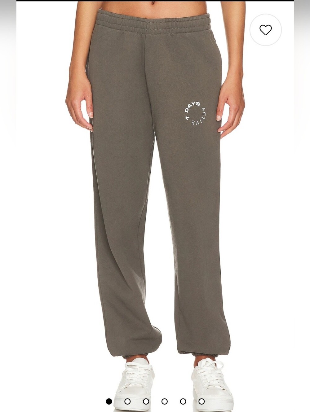 7 Days Active Beluga Grey Wide-Leg Sweatpants - Women Size Small Revolve